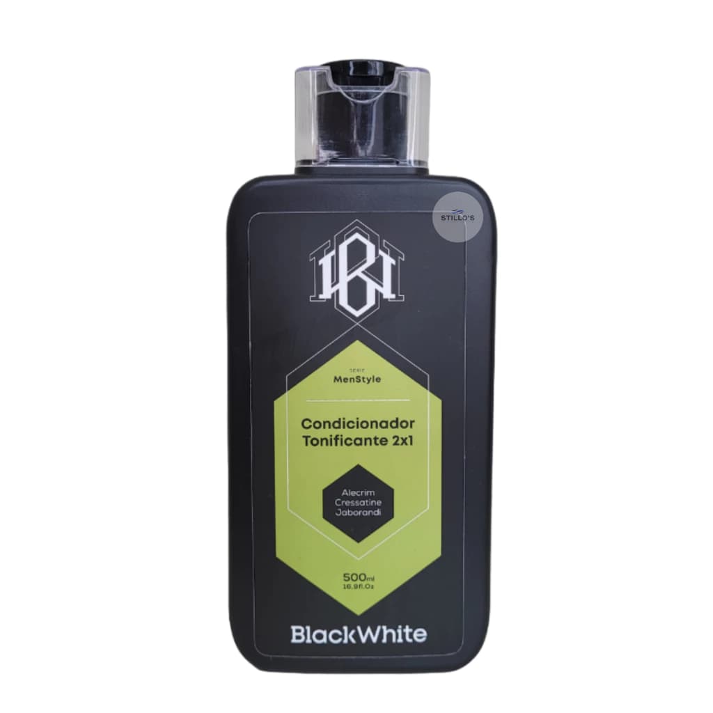 Condicionador Tonificante 2 em 1 (Cabelo/Barba) 500ml - Black White