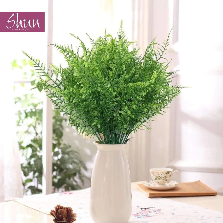 Plantas Matinho de folhas Buque Samambaia Artificial Folhagem Decoração- B-8