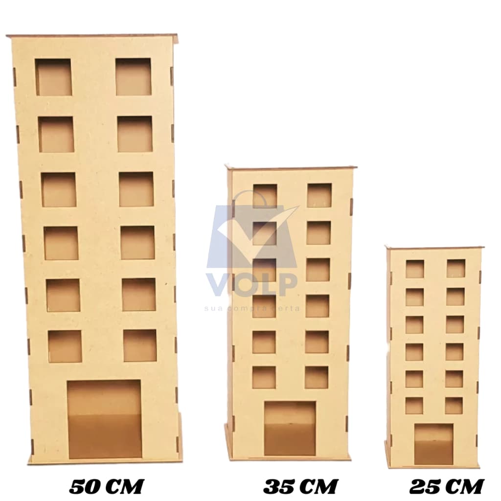 Prédio Vingadores Heróis Mdf Kit 50 35 25 Cm Maquetes Projetos Escolares Decoração Quarto Infantil