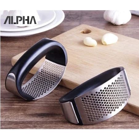 Espremedor Amassador Triturador De Alho Inox Manual Cozinha Garlic Press