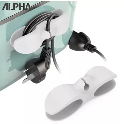5pçs suporte do cabo clipe universal Invólucro cord organizador para cabos de armazenamento de mixer liquidificador
