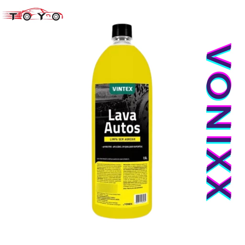 LAVA AUTOS 1,5L VONIXX - Concentrado Neutro Shampoo Automotivo