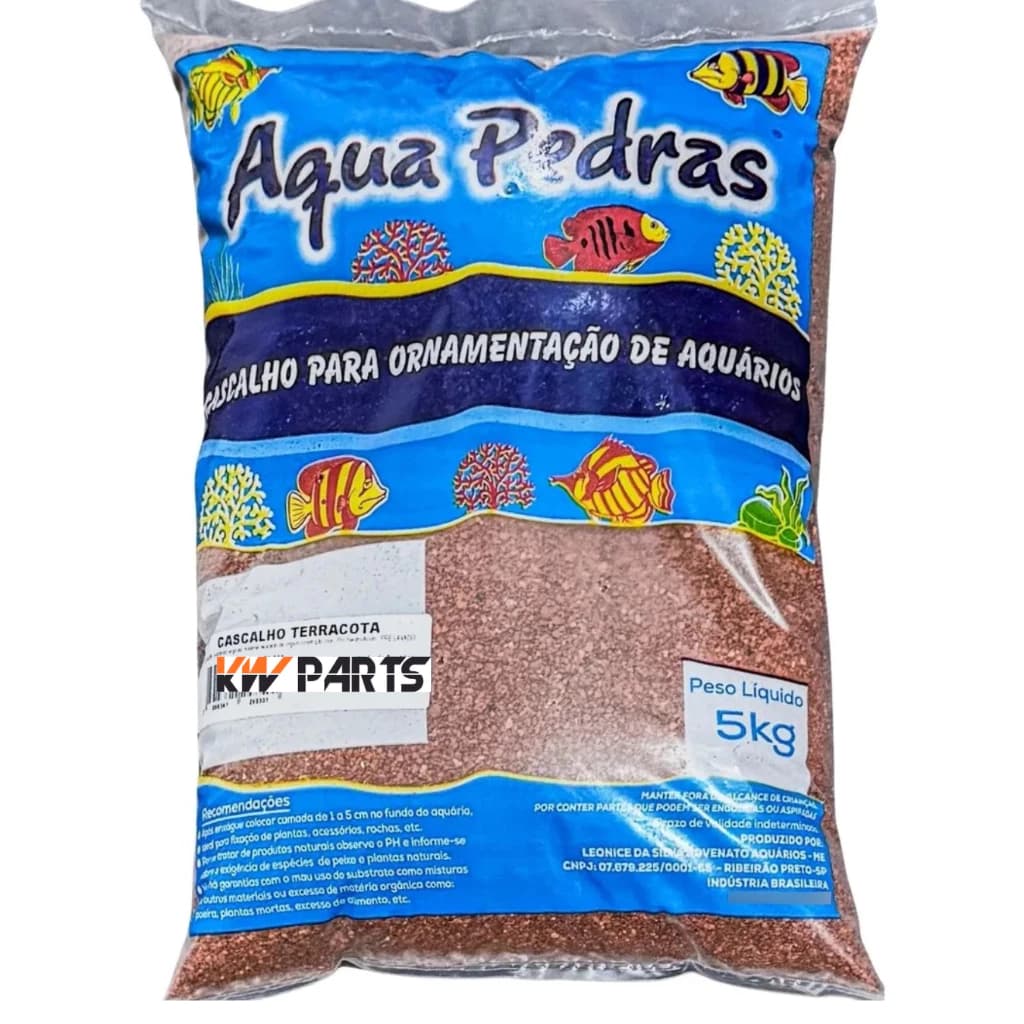 Substrato Terracota Natural No1 Aqua Pedras Para Aquário 5kg