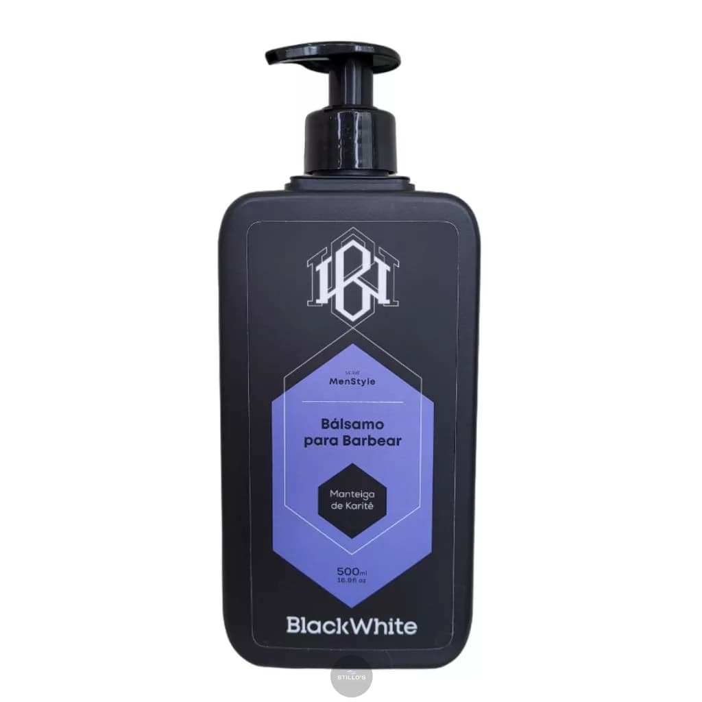 Bálsamo para Barbear 500ml - Black White