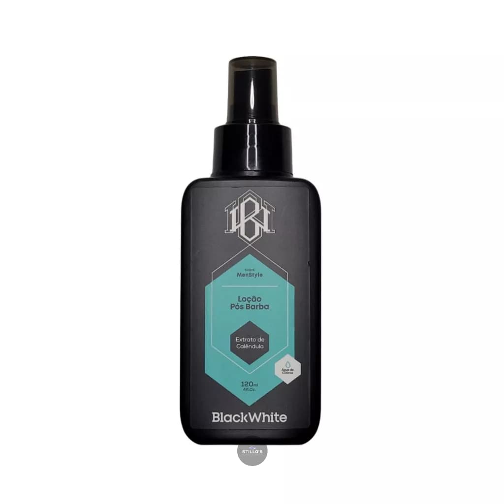 Loção Pós Barba 120ml - Black White