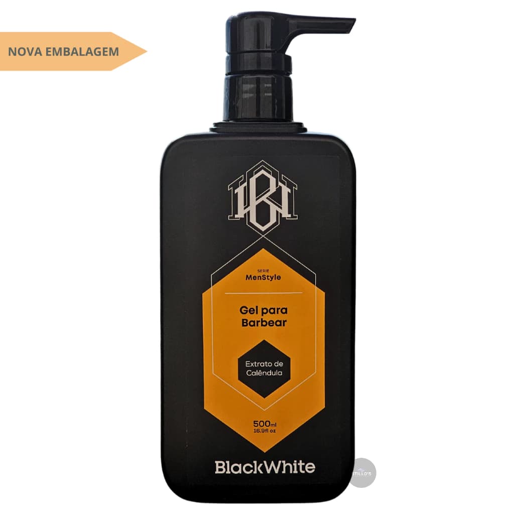 Gel para Barbear Men Style 500ml/1000ml - Black White