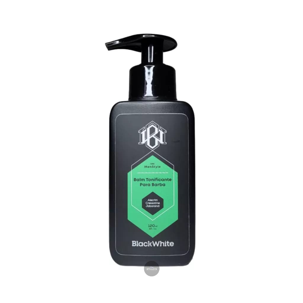 Balm Tonificante para Barba 120ml - Black White