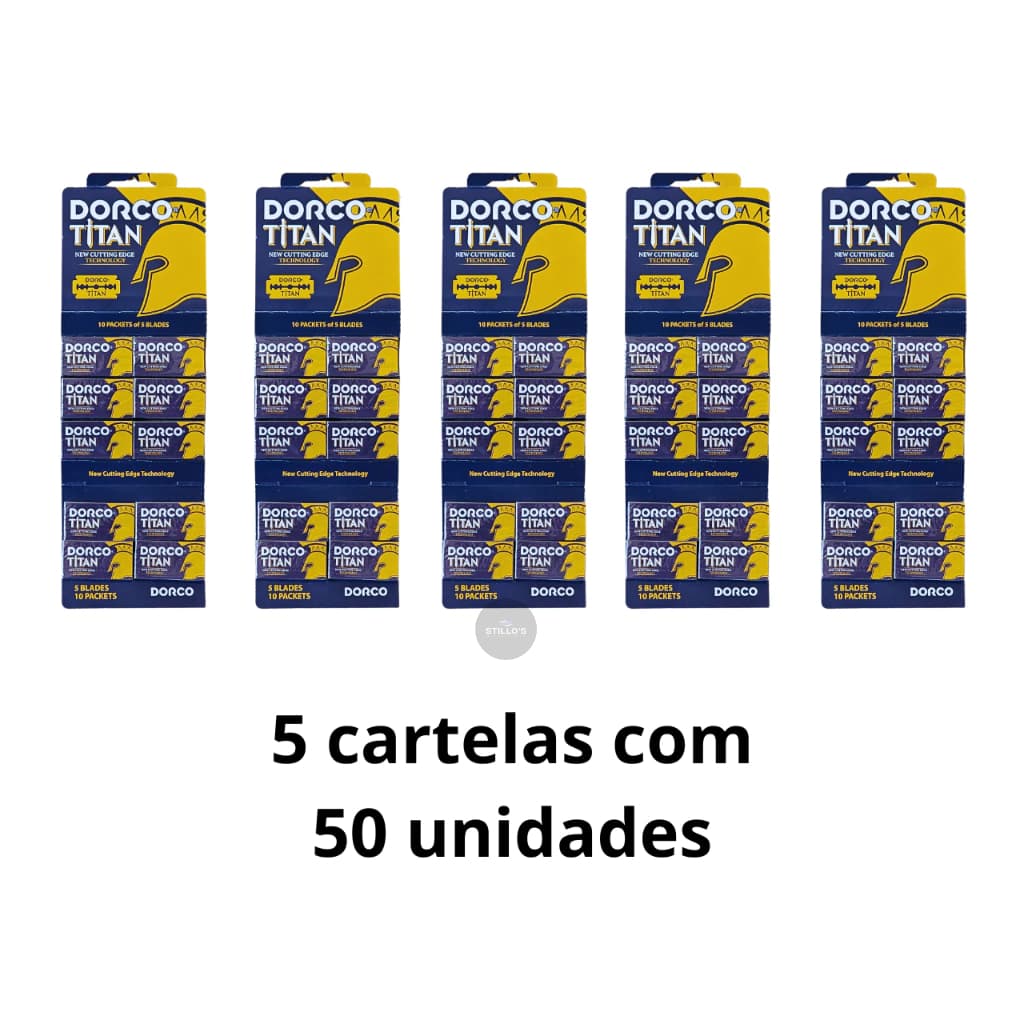 Cartelas de Lâmina para Barbear - Dorco Titan