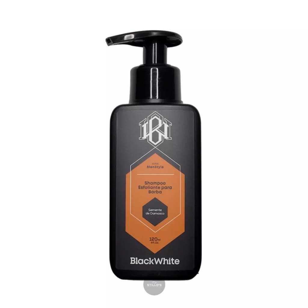 Shampoo Esfoliante para Barba 120ml - Black White