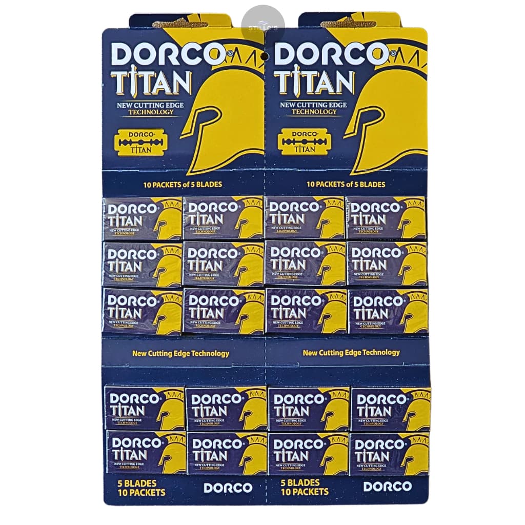 Cartela de Lâmina para Barbear 50/100 unidades - Dorco Titan