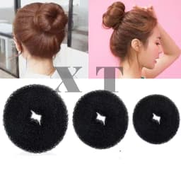 Esponja para fazer coque extensões de cabelo mágica acessórios