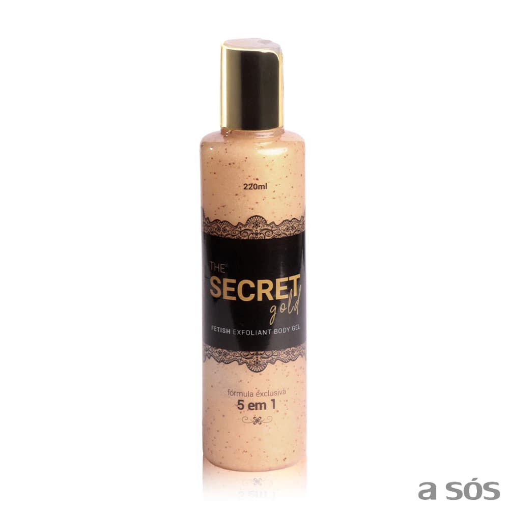 Gel Esfoliante Corporal Vegano | The Secret Gold - 220 ml: