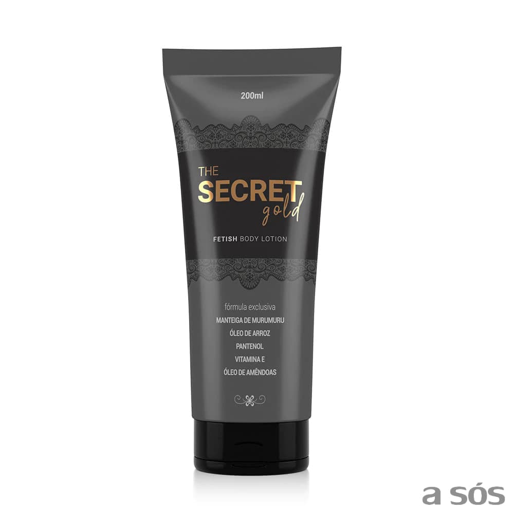 Loção Creme Hidratante Corporal Sensual | The Secret Gold - 200ml