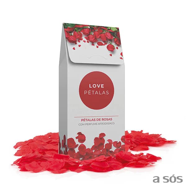 Love Pétalas Artificial Rosa Vermelha Perfumada – Contém 100 Pétalas