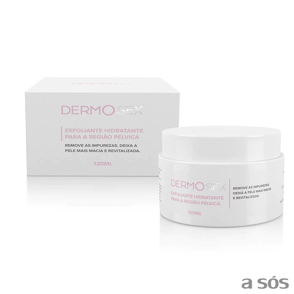 Esfoliante Hidratante Região Pélvica Dermosex 120ml | Purifica, Hidrata, Renova e Suaviza a Pele