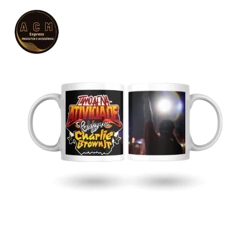 Caneca Charlie Brown Jr/Caneca de cerâmica personalizada banda de rock/Caneca para fãs de CBJR