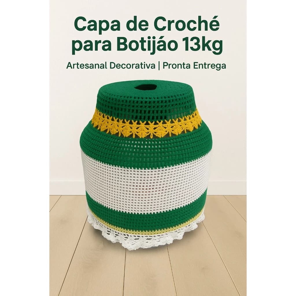 Capa para Botijão de gás de crochê/capa botijão, capa botijão crochê, capa gás, capa para botijão decorativa,capa artesa