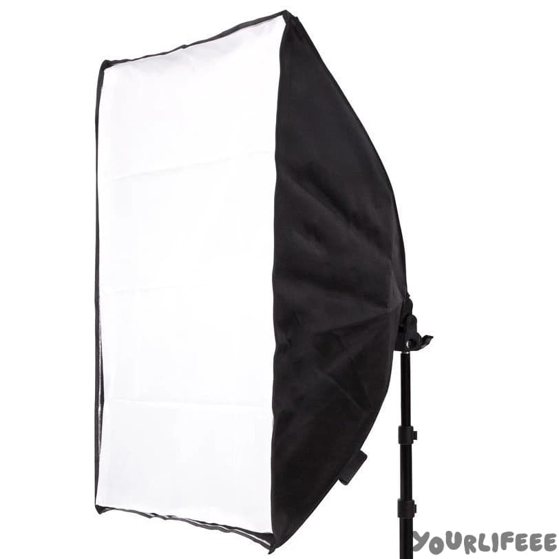 Softbox 50x70cm com Soquete E-27 Embutido para Estúdio Fotográfico