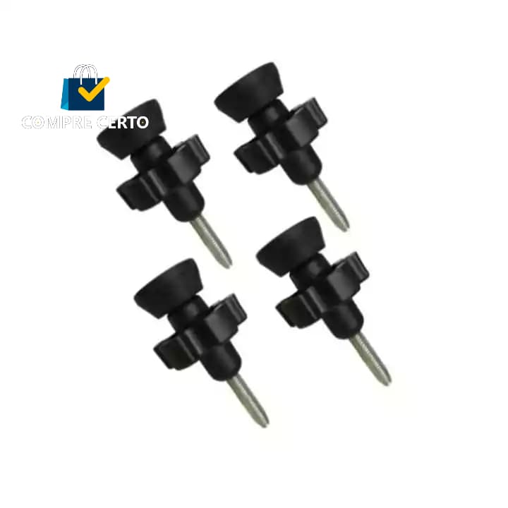 manipulo kit 4 peças para grade de proteção portão pet  ajustavel