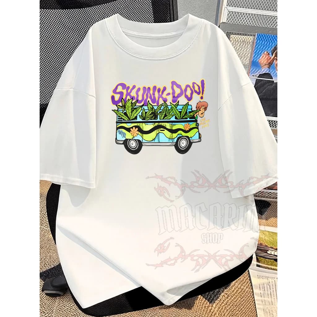 Camiseta Chronic Skunk-Doo Básica Camisa 100% Algodão Streetwear Temos Plus Size Lançamento - Envio Rápido