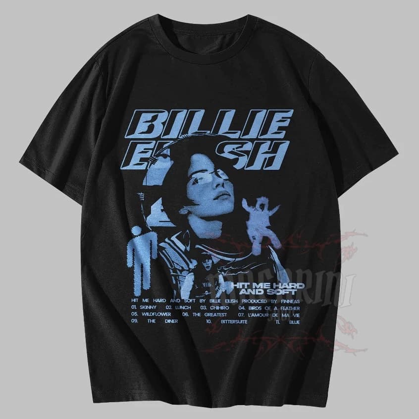 Camiseta Básica Billie Eilish Camisaa100% Algodão Streetwear Temos Plus Size Lançamento - Envio Rápido
