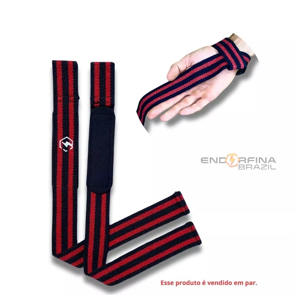 Tala Straps algodão com NEOPRENE musculação Academia Treino