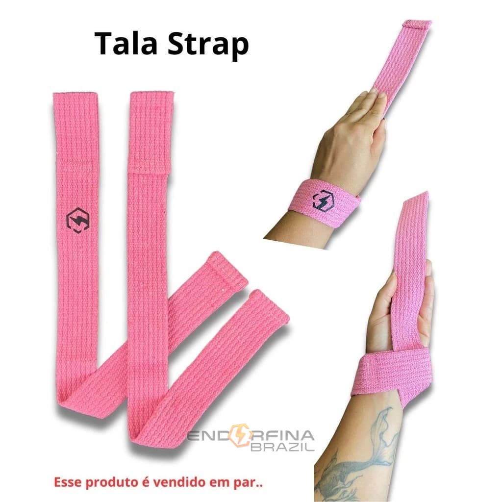 Tala Straps 100% Algodão. P/ Musculação Academia Funcional