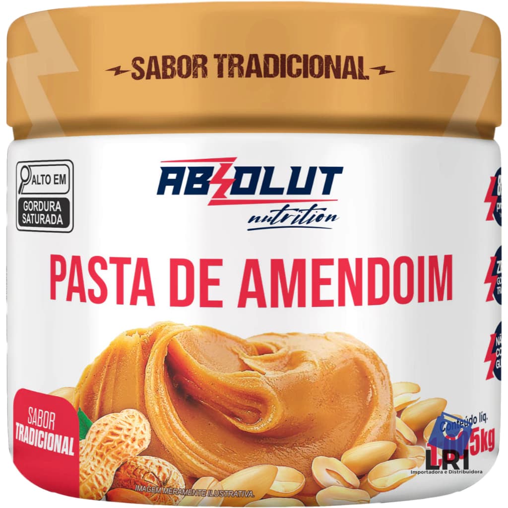 Pasta de Amendoim Integral 1kg - Absolut Nutrition