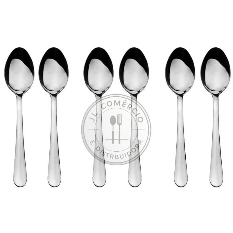 Jogo 6 Talheres inox Biona Basis 6 Un Aço Inox