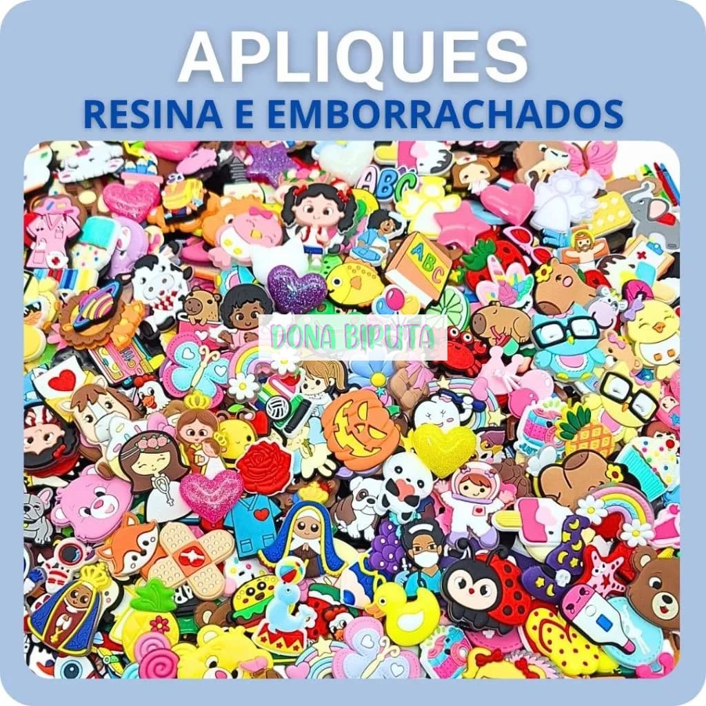 Apliques Decorativos para Lembrancinhas, Laços e Artesanato – Diversos Modelos