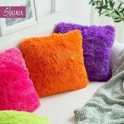 Capa Almofada Ondas 35CM X 35CM Plush Pelucia Veludo Elegante, Casa, Decoração de sala - DQ802785