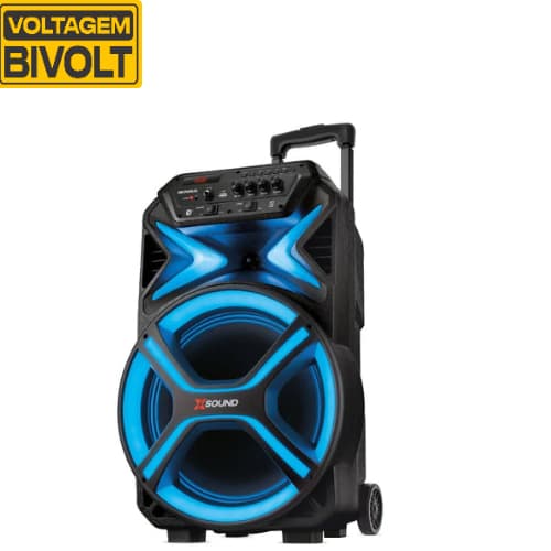 Caixa de Som Amplificada Mondial Cm-550-l 550w Rms Preto Bivolt