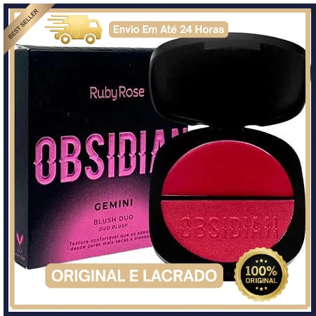 BLUSH DUO OBSIDIAN GEMINI - RUBYROSE