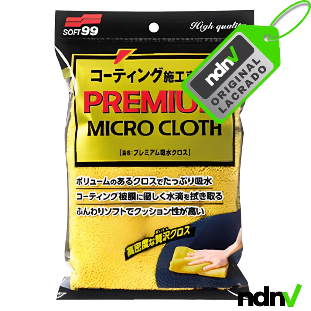 Toalha Microfibra de Secagem Automotiva - Premium Micro Cloth - Soft99