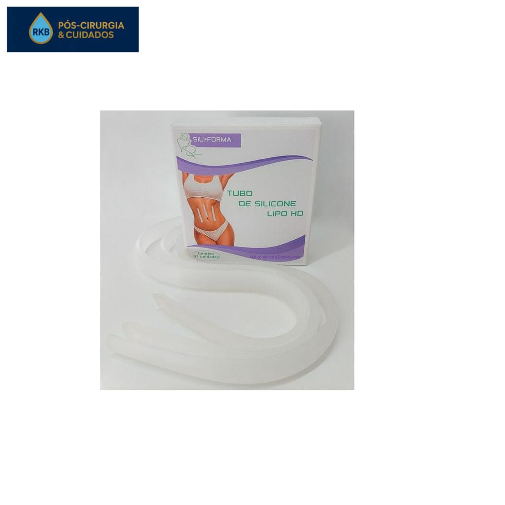 Tubo de Silicone para Lipo HD Pós Cirurgico 3 unidade - SiliForma