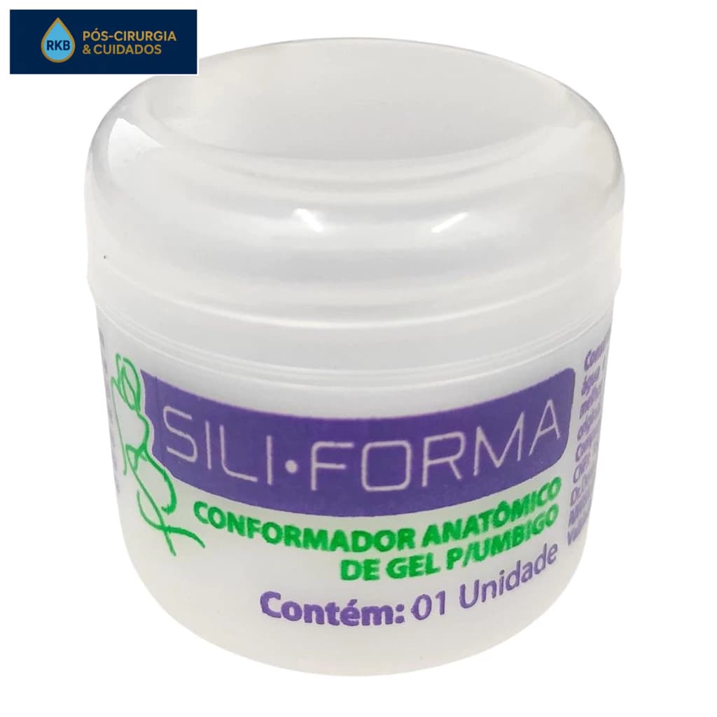 Conformador Anatômico Gel Pós Cirúrgico para Umbigo 1 Unidade - SILI FORMA