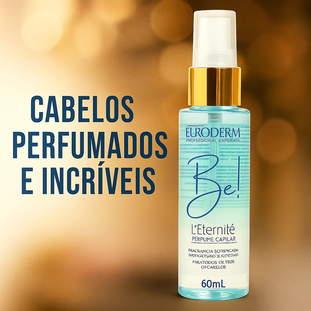 Perfurme Capilar Feminino Fragâncias em Spray Fixação Duradoura 60ml