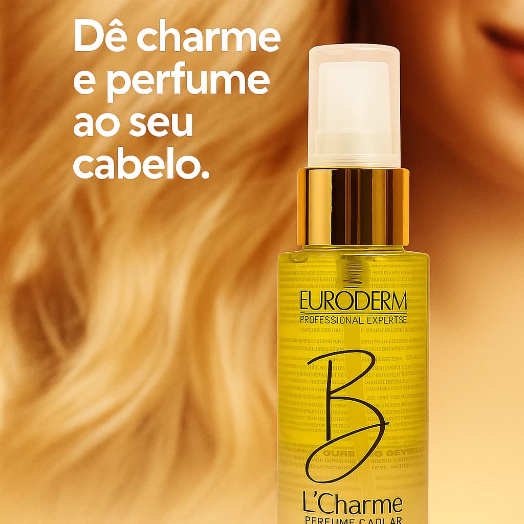 Perfume Capilar Feminino Fragrâncias Be Euroderm com Fixação Duradoura 60ml cada