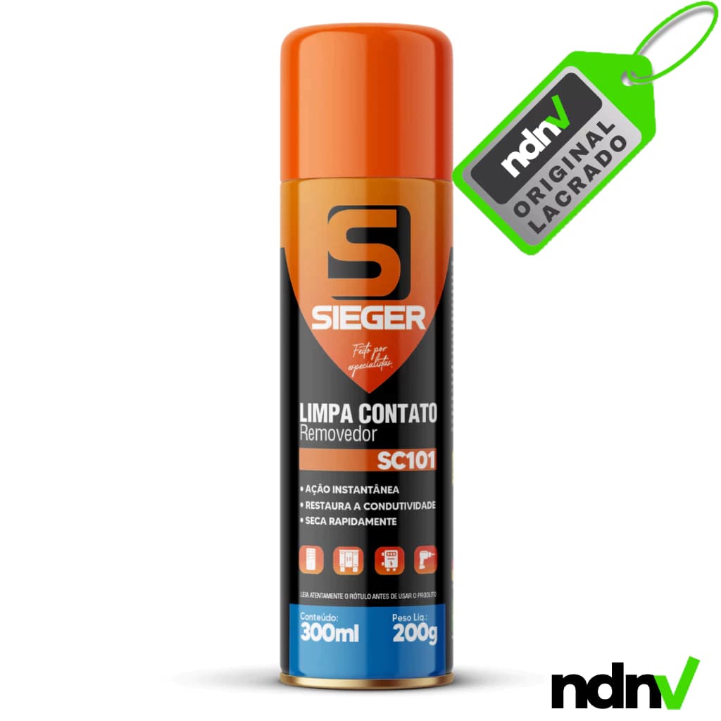 Limpa Contato Elétrico e Eletrônico - Sieger SC101 - 300ml
