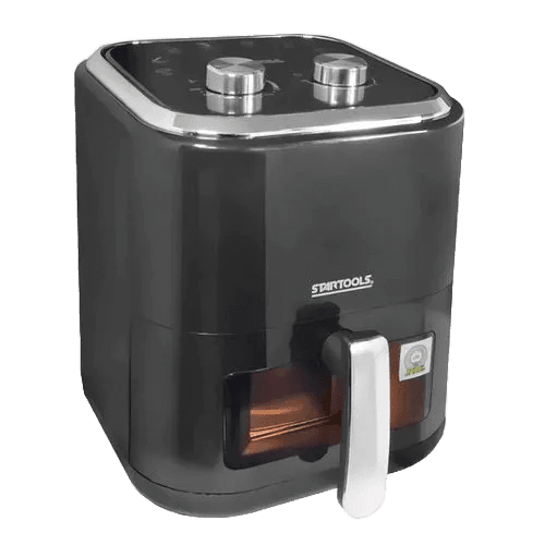 Fritadeira Sem Gordura Air Fryer Eletrica 5 Litros Preta 220v Saudavel Facil Uso