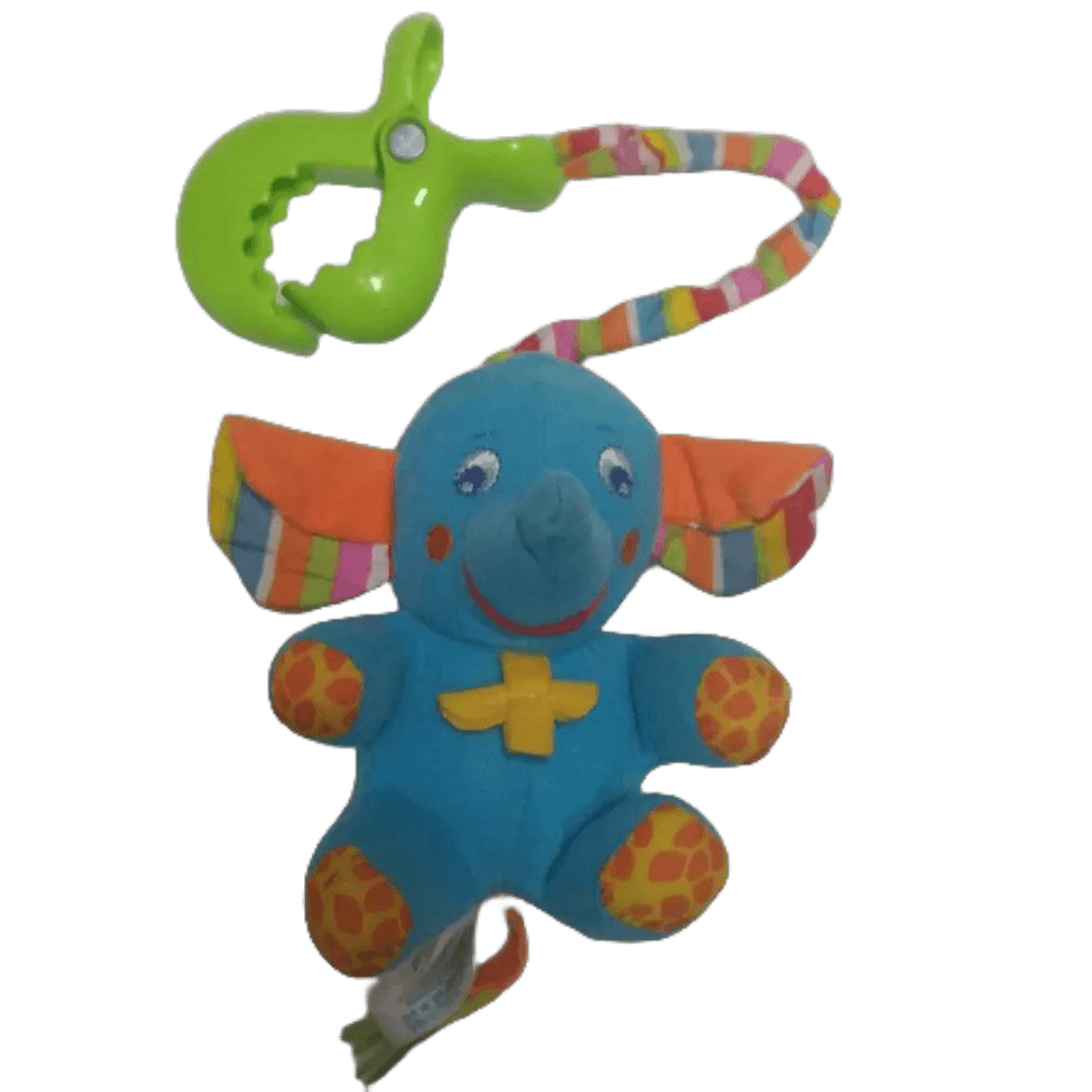 Pelúcia Eli Elefantinho Tiny Smarts - Elefante - Colorido  Tiny Love Com Chocalho Móbile