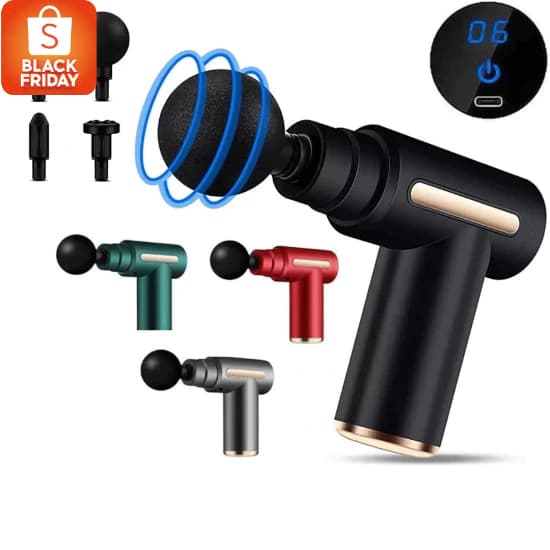 Massageador Elétrico Profissional Muscular Pistola