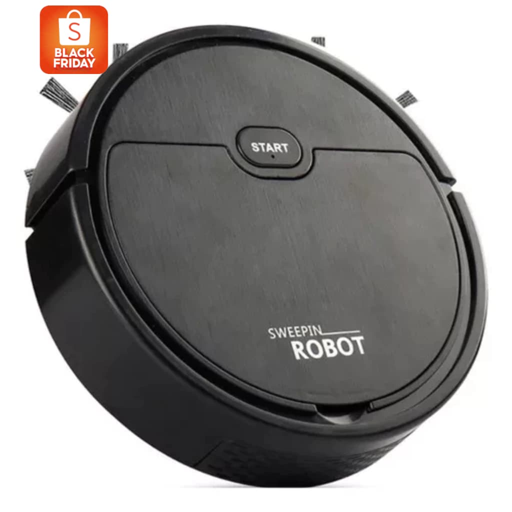 Robô 2 Em 1 Aspira E Passa Pano Recarregável Usb - Aspirador