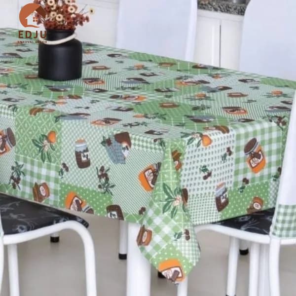 Toalha de Mesa Estampada Oxford 6 Lugares – 2,50 x 1,40 para Mesa Posta