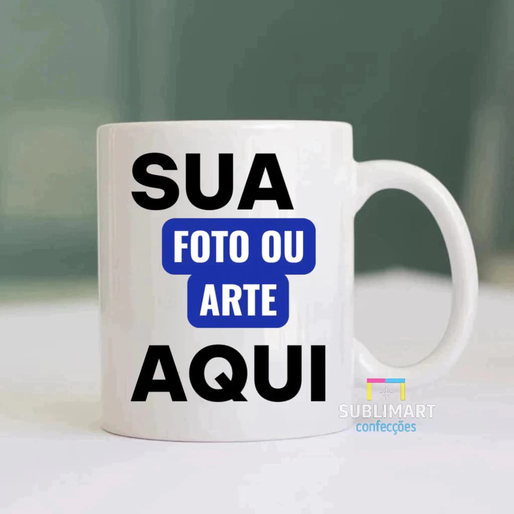 CANECA PORCELANA COM SUA FOTO OU LOGO DA SUA EMPRESA 325ML CANECA PERSONALIZADA CANECA COM FOTO CANECA PRESENTE
