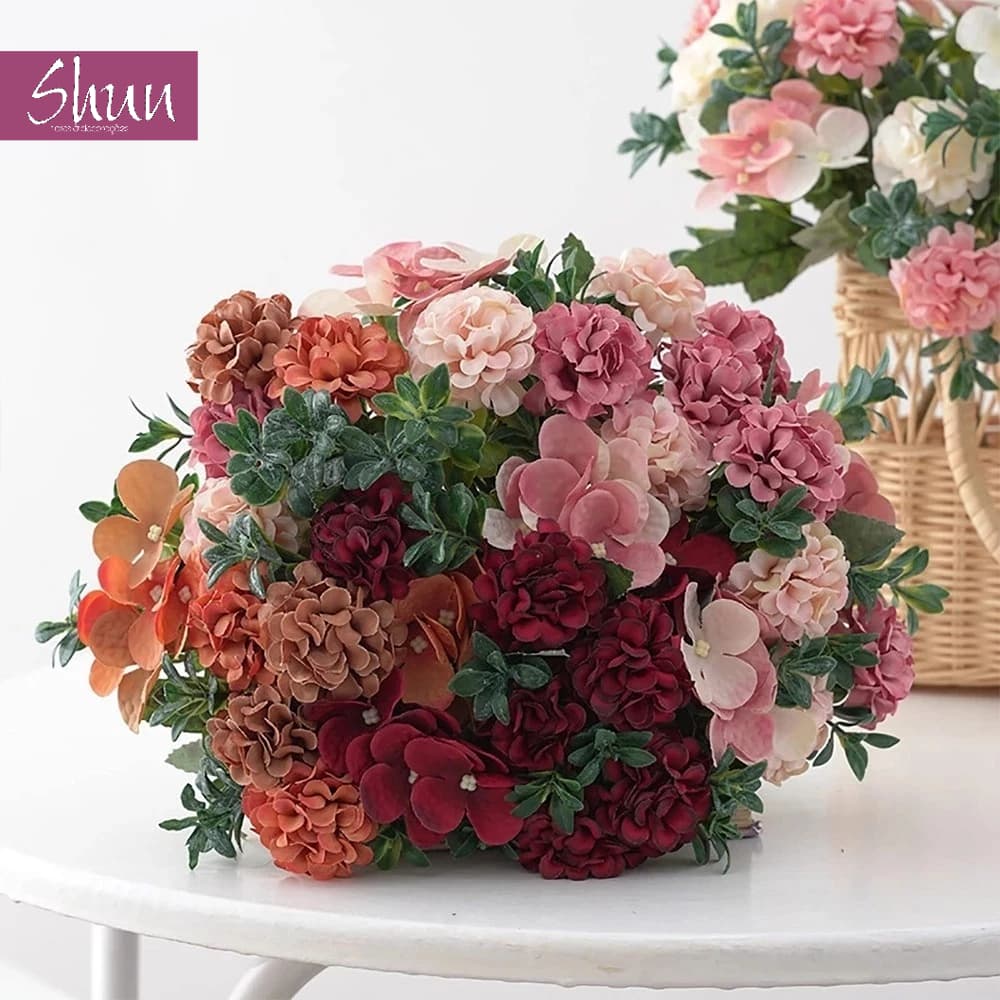 Buquê Ramo de Cravos Artificial para Decoração- XX801836