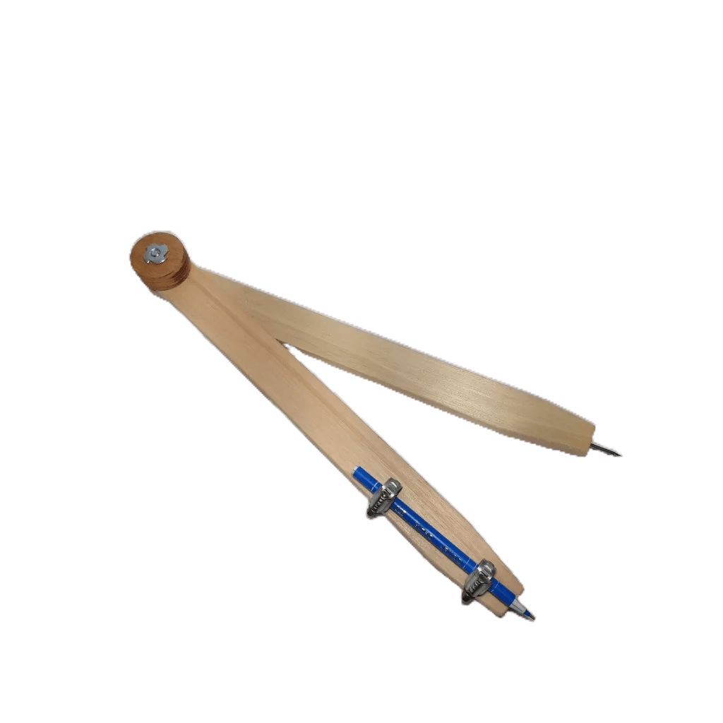 Compasso Grande 50 cm Em Madeira Para Artesanato hobby diy - Artes Circulos Redondos