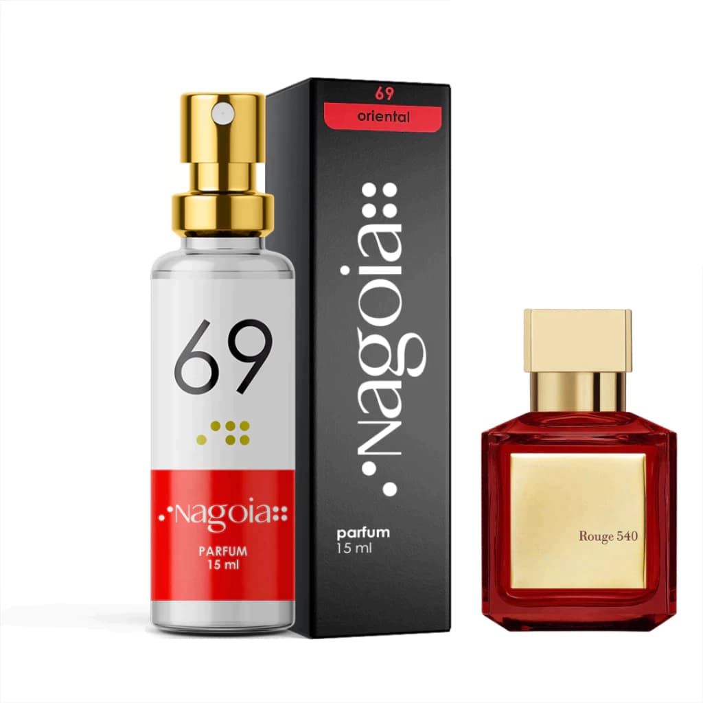 Perfume Árabe Masculino e Feminino 15 ml - Nagoia 69 - Alta fixação inspirações - Baccarat