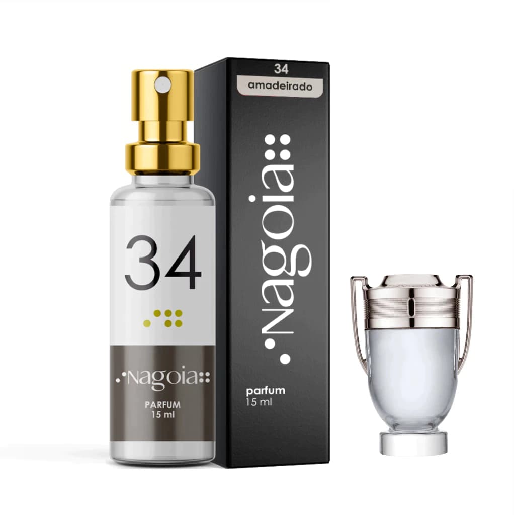 Perfume Árabe Masculino 15 ml Nagoia 34 - Alta fixação inspirações - Victus