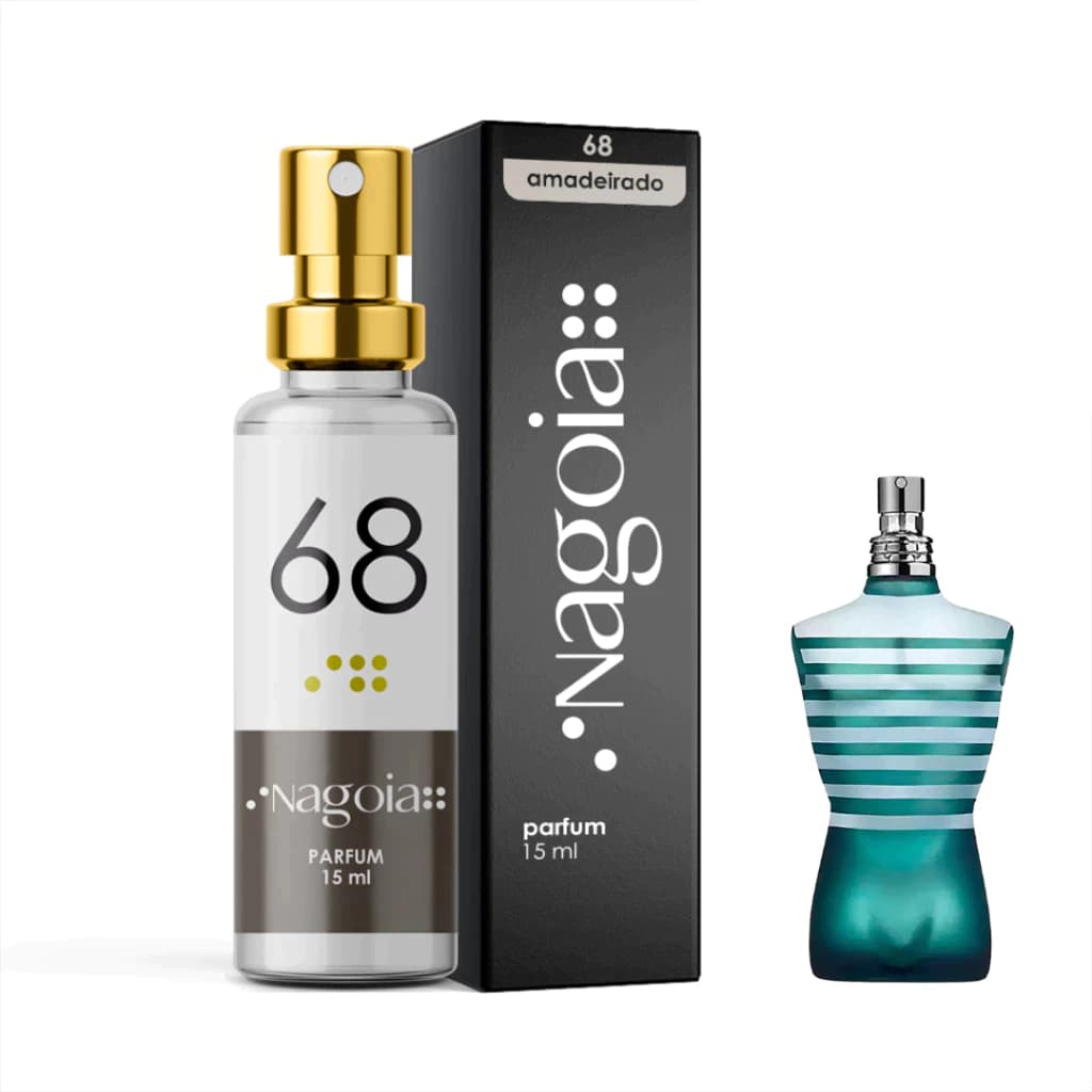 Perfume Importado Masculino 15 ml - Nagoia 68 - Alta fixação inspirações - Mali